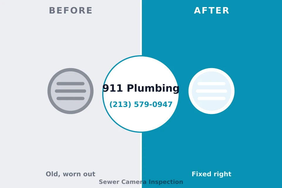 Before and after: plumbing repair Alamogordo, NM
